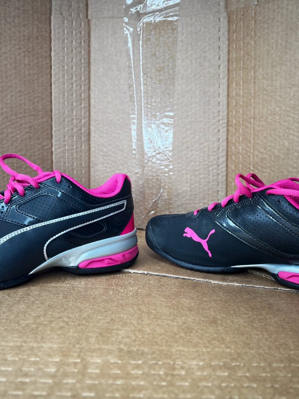 PUMA Tazon 6 FM Women’s Sneakers Size 8 Black Beetroot Purple VGC With Box - Picture 5 of 11